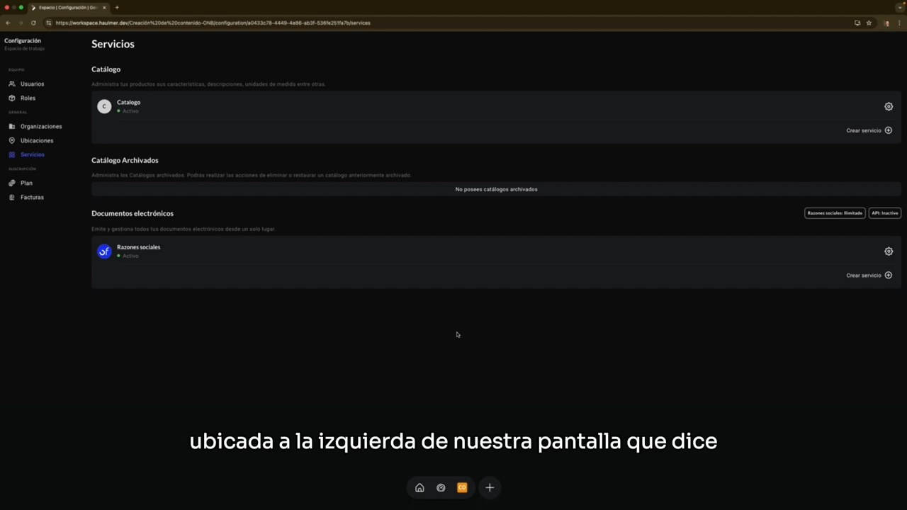 Hacer clic en la opción Usuarios del menú lateral izquierdo