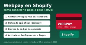Webpay en Shopify: 4 pasos para conectar la app oficial de Transbank a tu tienda en Chile